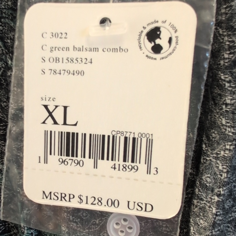 Free People Mikayla Printed Tunic Green Balsam Combo NWT size XL - Picture 4 of 9